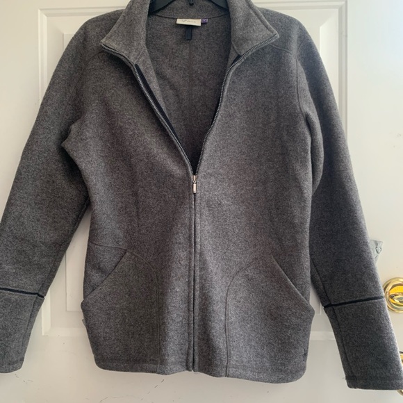 Ibex 100% merino wool Gray Women's Jacket - Picture 1 of 11
